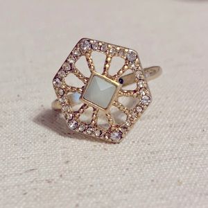 Chloe and Isabel Portico Hexagon Ring size 7
